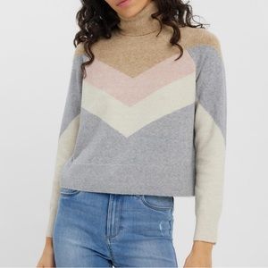 NWT! Vero Moda color block turtleneck sweater